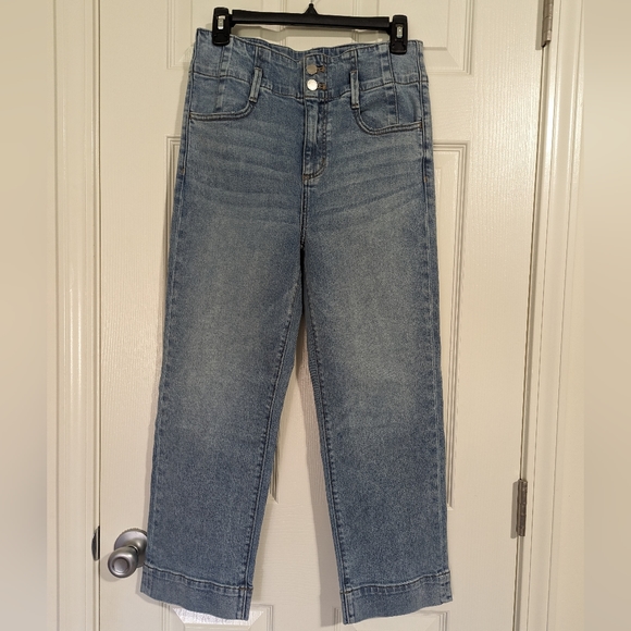 High Rise Mom Jeans 6 Petite Blue Jeans - Picture 1 of 10